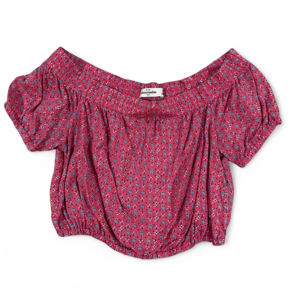 abercrombie and fitch kids off the shoulder top